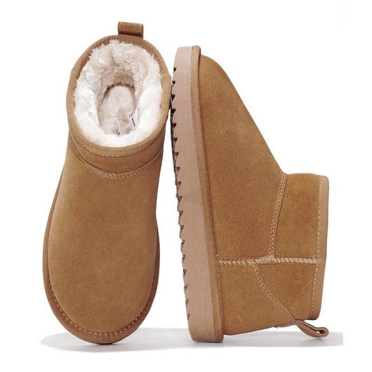 Hippy Suede Water-Resistant Lightweight Ankle Boots